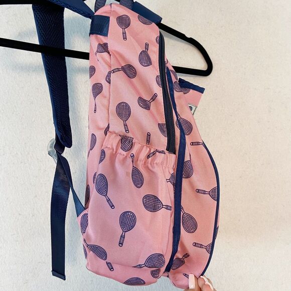 Ame & Lulu Tennis Racquet Backpack Girls Pink Blue Pickleball Sporty - Picture 2 of 8